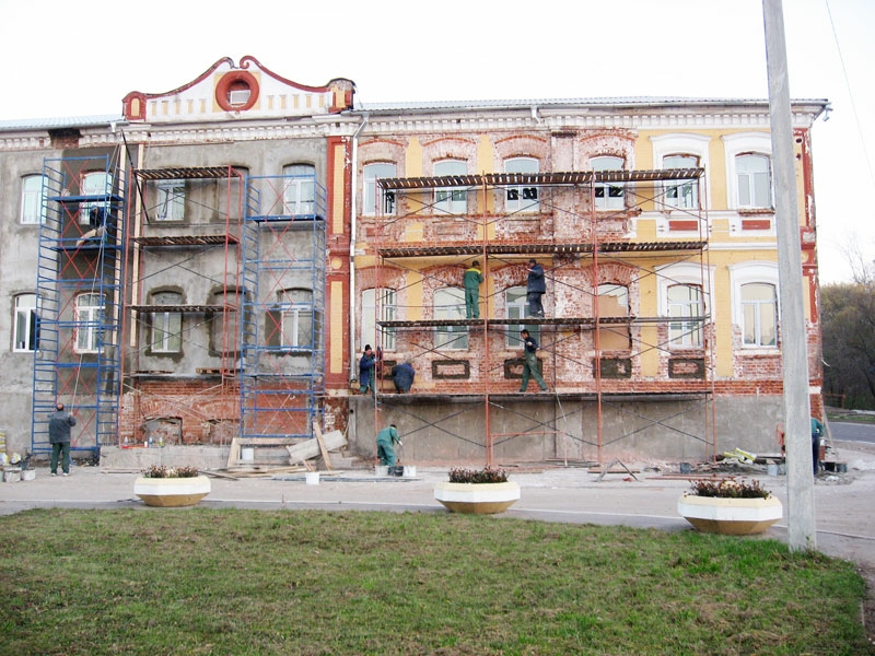 ремонт и реставрация фасада ​дома  